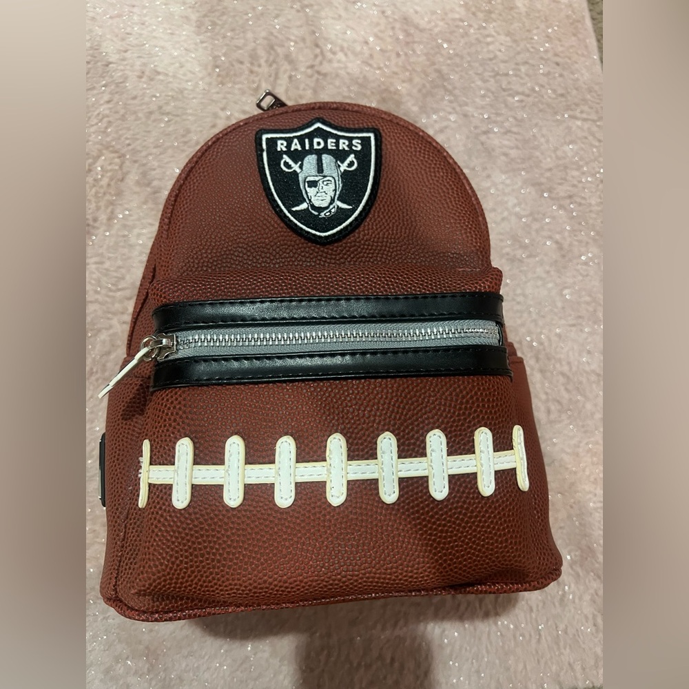 Raiders Football Mini Backpack NWT